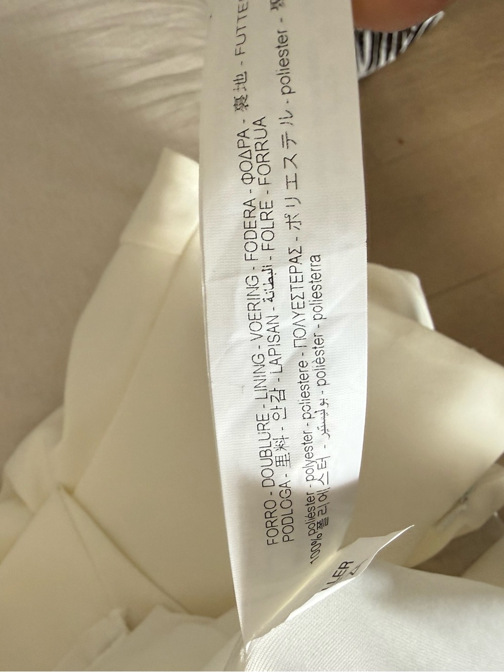 Zara Strapless White Dress - Picture 8 of 8
